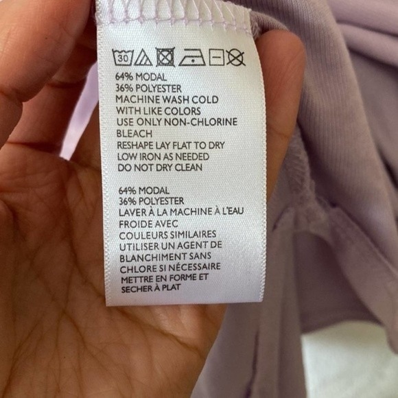 Silence + Noise Lavender Tunic Top - Picture 7 of 9